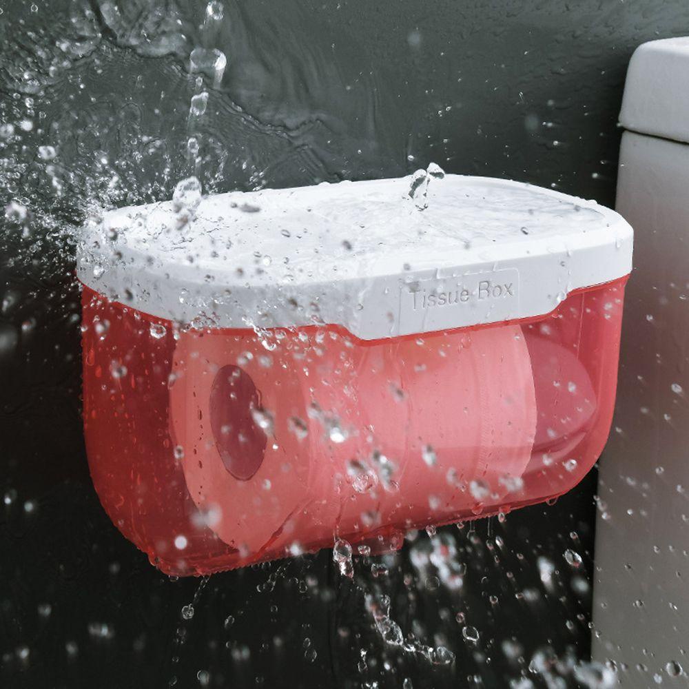 Giá Đỡ Cuộn Giấy Vệ Sinh Chống Nước Đa Năng Không Cần Đục Lỗ