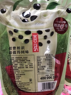 kẹo trà sữa trân châu trà xanh 108gr