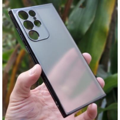 Ốp lưng sulada nhám viền màu cho Samsung S22, S22 Plus, S22 Ultra chống Vân tay, mồi hôi siêu đẹp