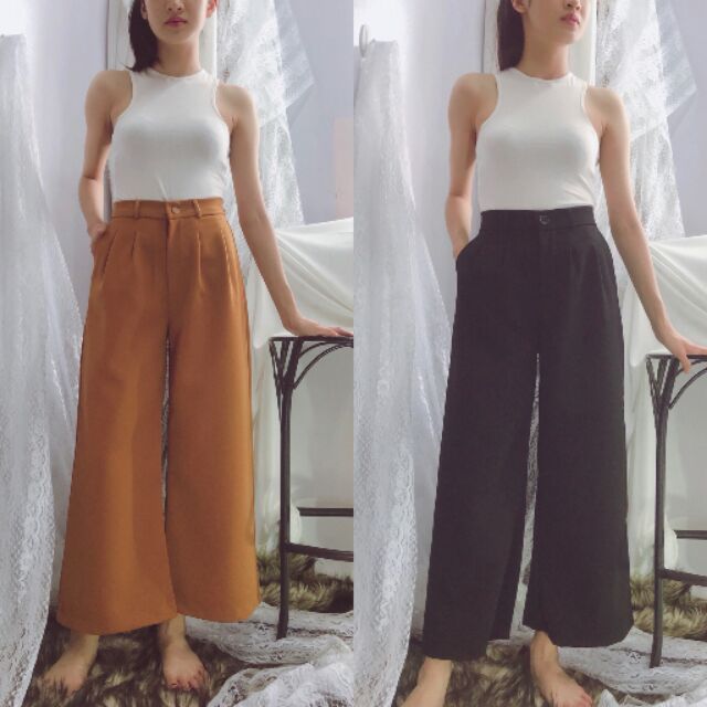 Quần tây ống rộng dài