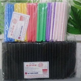 Ống hút trà sữa trân châu phi 12 - túi 500g
