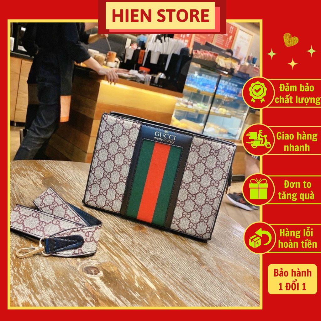 túi đeo chéo kẹp nách cầm tay xích vuông hot phong cách hàn quốc