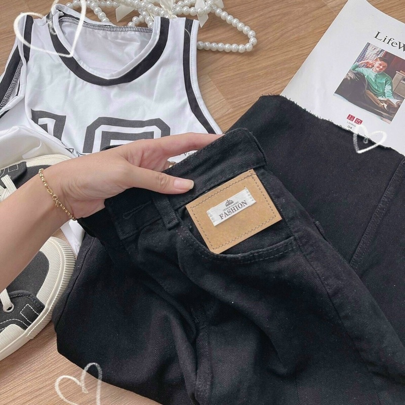 (KÈM ẢNH THẬT) CHÂN VÁY JEANS MIDI XẺ ĐÙI | BigBuy360 - bigbuy360.vn