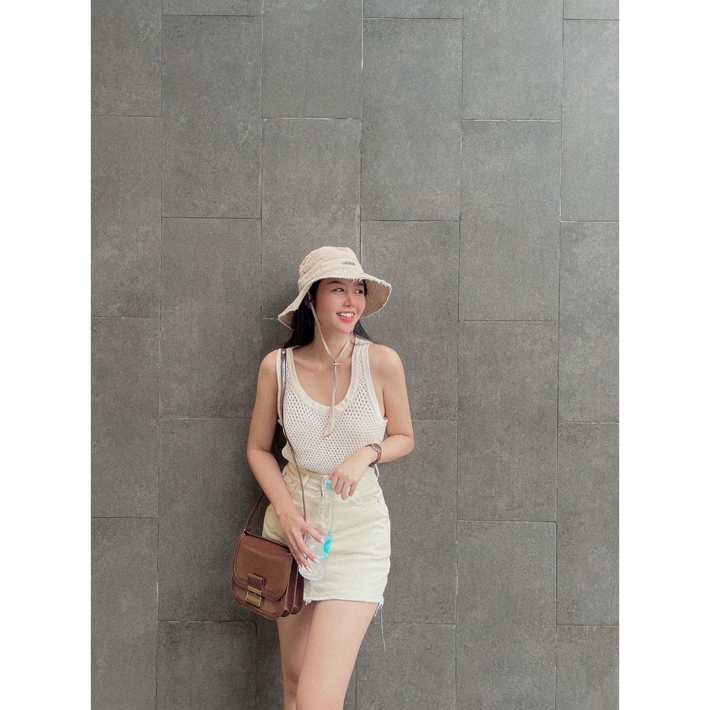 Chân váy Jean om màu