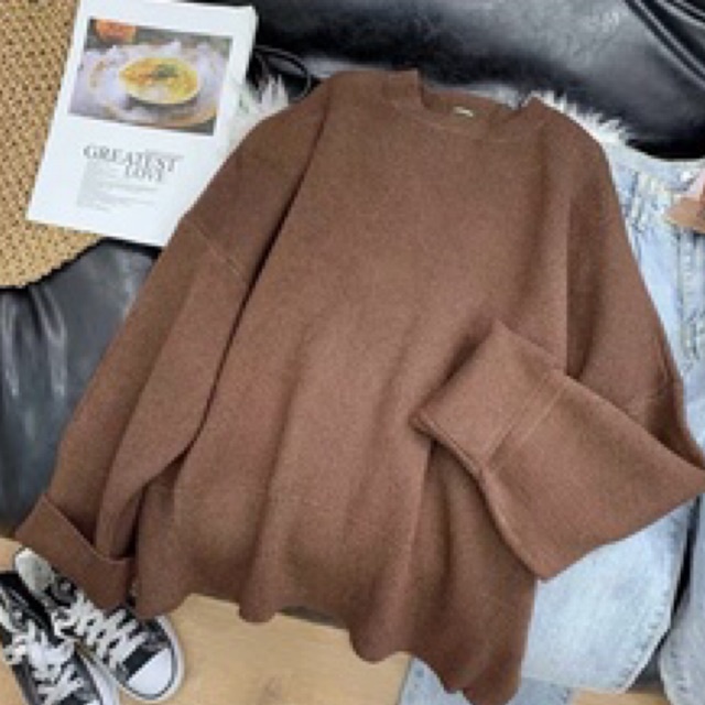 Áo len dáng rộng Hàn Quốc | BigBuy360 - bigbuy360.vn