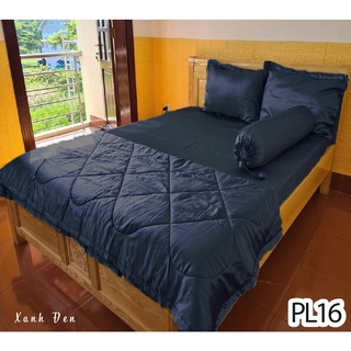 Bộ 4 Món Grap Giường Phi Lụa Cao Cấp - Nhiều Màu - Size 2mx2m và 2mx2m2
