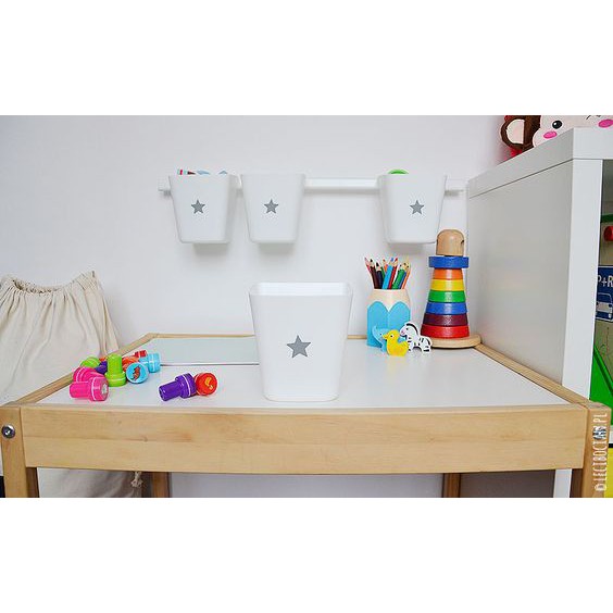 COMBO HỘP ĐỰNG BÚT MÀU CHO BÉ (1 THANH + 3HỘP + 5 móc) | BigBuy360 - bigbuy360.vn