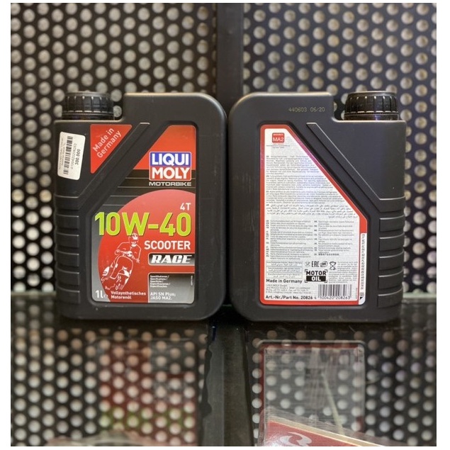 Nhớt Liqui Moly 4T 10w40 Scooter Race - Nhớt xe tay ga cao cấp