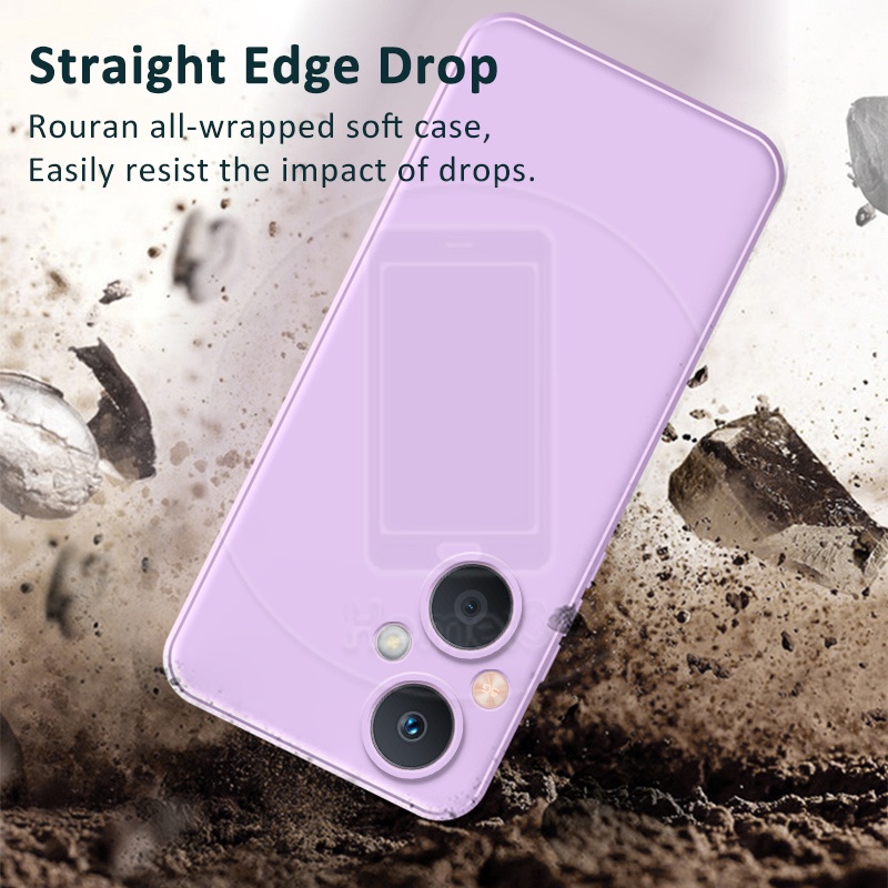 Ốp Điện Thoại TPU Mềm Hình Vuông Cho Oppo Reno 7 7Z Pro Reno7Z 5G