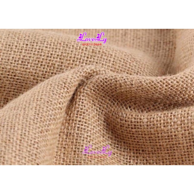 Vải bố - vải đay làm decor trang trí bó hoa size 1mx1m7