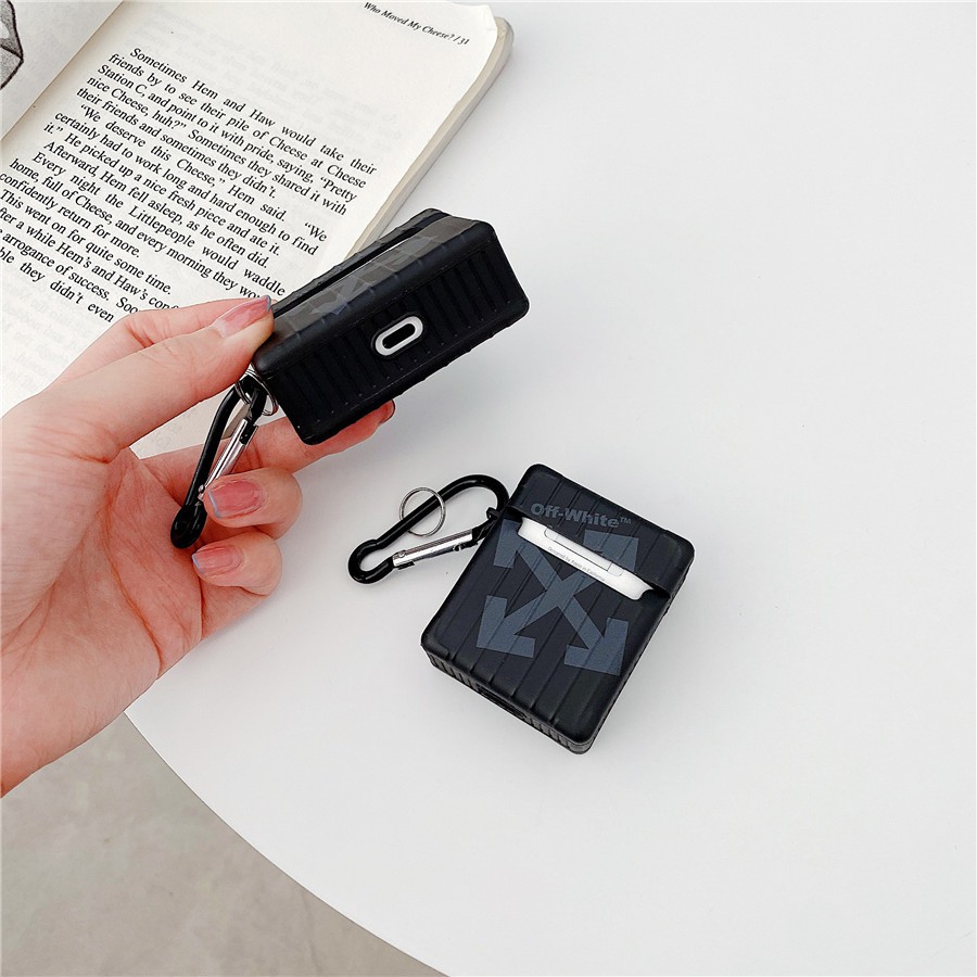 Vỏ Bảo Vệ Hộp Sạc Tai Nghe airpods pro airpods 3 gen3 airpods 2 Họa Tiết off white Thời Trang Ốp