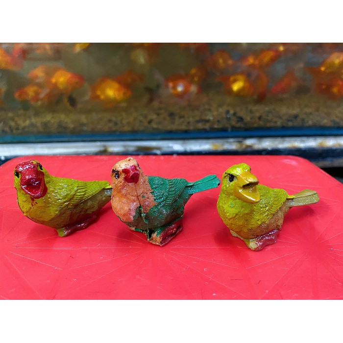CHIM TRANG TRÍ HỒ CÁ NON BỘ DÀI 7,5CM CAO 3,5CM