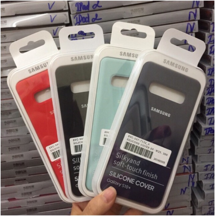 Ốp lưng Silicon Cover galaxy S10/ S10 Plus chống bám bẩn - Nhiều màu