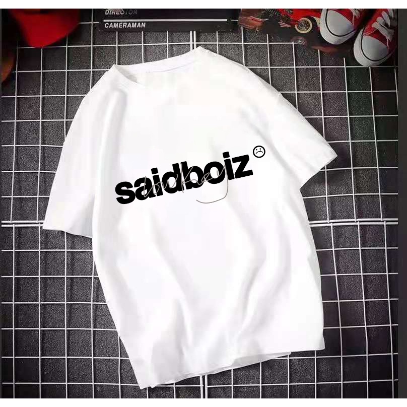 Áo thun tay lỡ form rộng phối chữ kiểu saidboiz kèm lowkey cực hot 2022 - The OHara Fashion