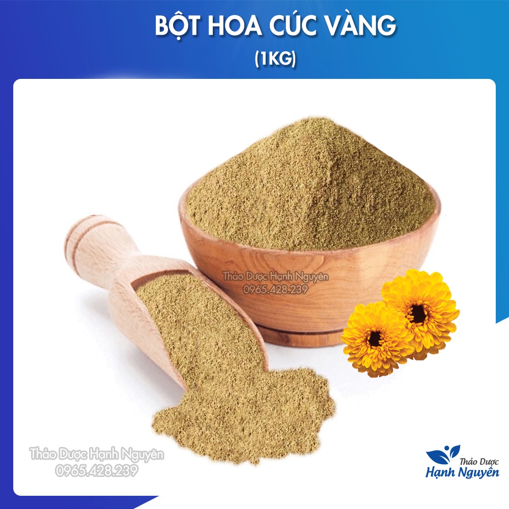 Bột hoa cúc vàng nguyên chất 1kg (Dưỡng da,an thần, thanh lọc cơ thể) - Thảo Dược Hạnh Nguyên