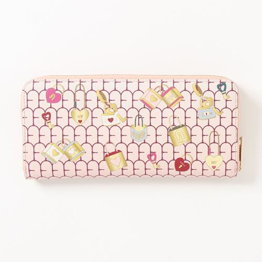 Ví Nữ FURLA Lovely Xl Zip Around Slim Vitello Milos St San Valentino