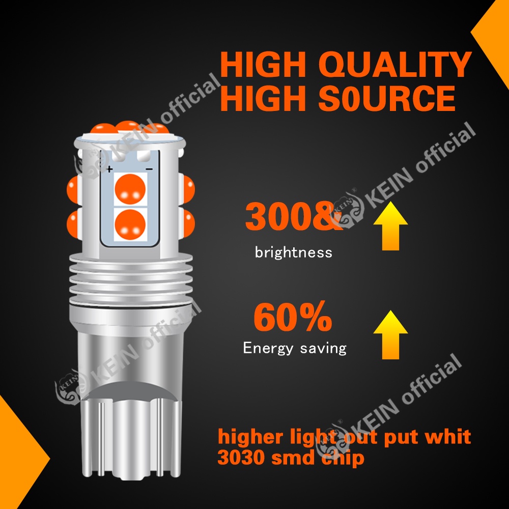Bóng đèn led T10 11smd 3030 2021 W5W Highlight 194 168 501 chất lượng cao cho xe hơi