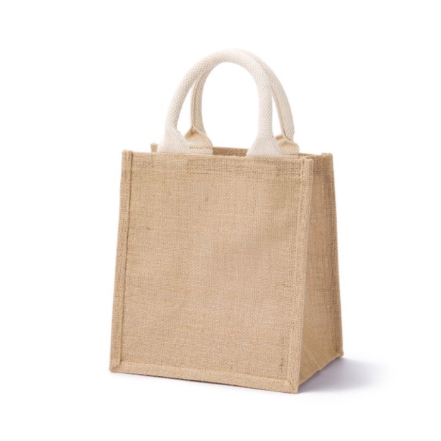 TÚI VẢI MY BAG MUJI SỢI ĐAY TRẮNG THÔ TIỆN DỤNG