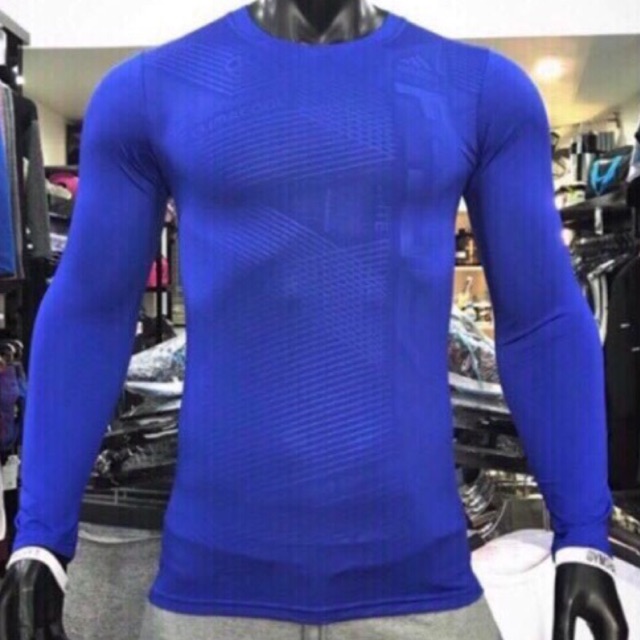 Áo thể thao ép vân giữ nhiệt cao cấp nam