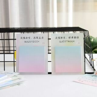 Note gradient trang trí sổ planner bìa còng và bullet journal