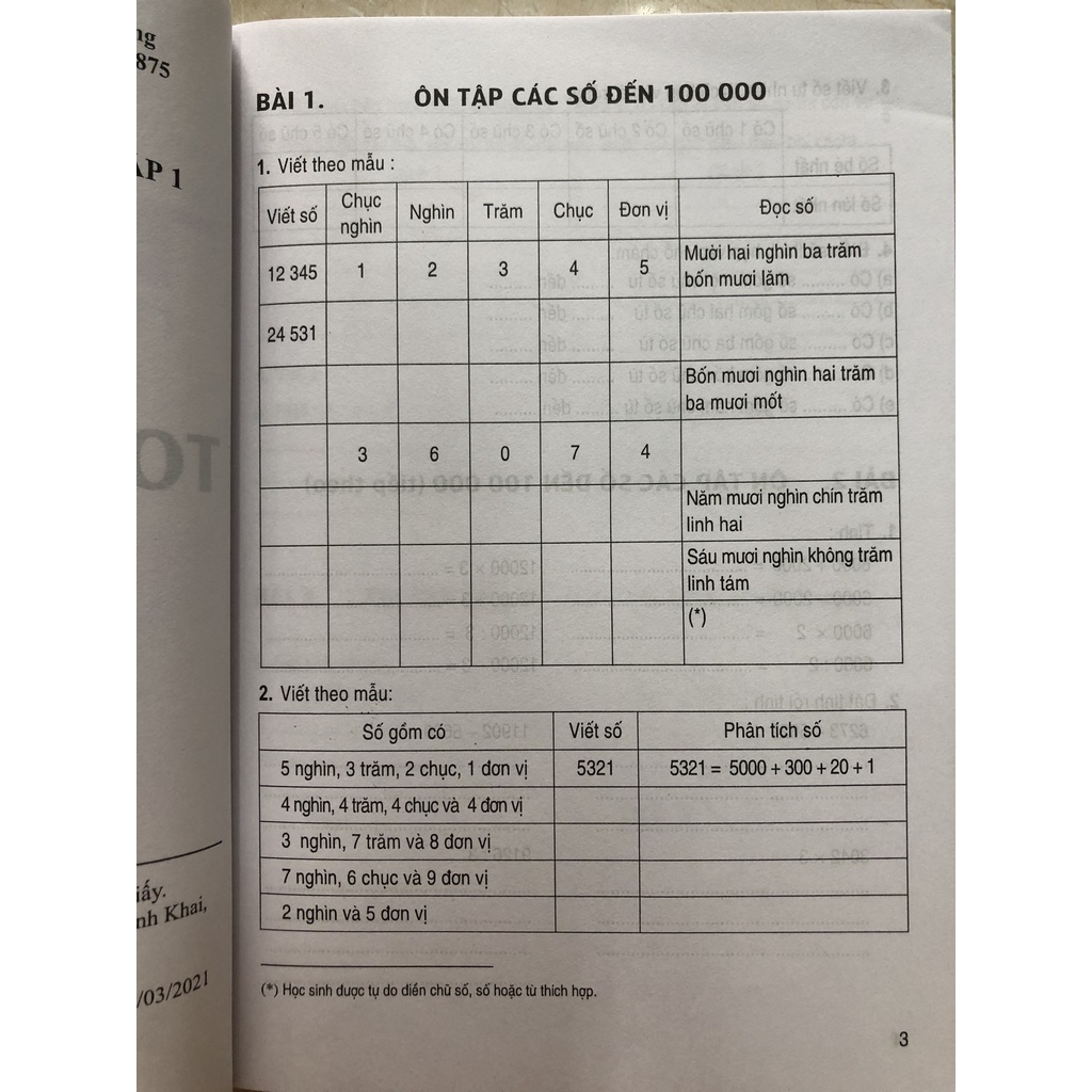 Sách - Vở bài tập Toán nâng cao 4