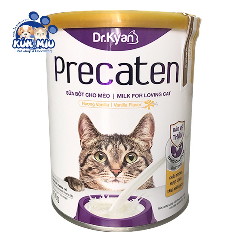 Sữa bột cho mèo Dr.Kyan Precaten hộp 400gr cung cấp dinh dưỡng cho mèo