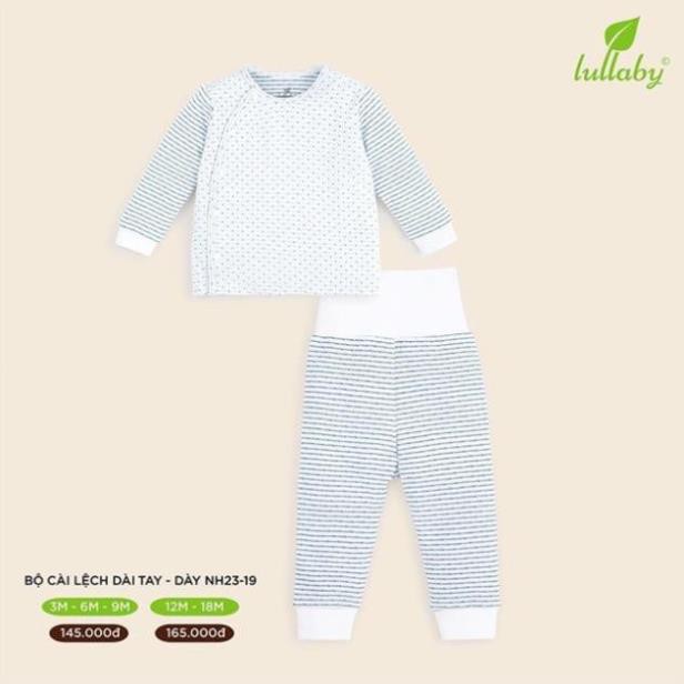 Bộ Lullaby áo cài lệch quần cạp cao dày