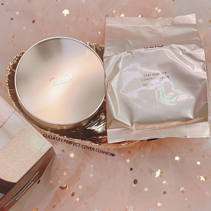 Phấn Nước Che Khuyết Điểm Clio Stay Perfect Cover Cushion SPF 50+ PA++++ [2 Lõi] | BigBuy360 - bigbuy360.vn