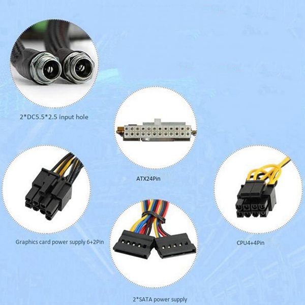 Nguồn Cấp Điện 450w 24pin 12v Dc 450w Pico Psu Dc Atx Cho Máy Tính