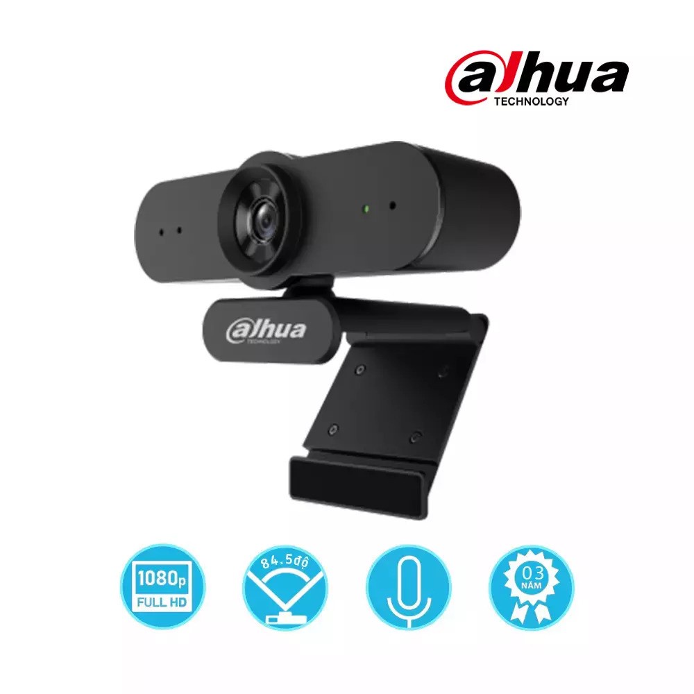 Webcam Dahua UC320 1080P Hàng Chính Hãng BH 24 Tháng - Tích Hợp Mic Học Online