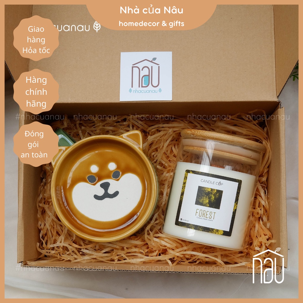 [CÓ SẴN] Nến thơm AGAYA sản xuất tại Việt Nam giúp thư giãn phù hợp làm quà sinh nhật, tặng tân gia candle cup nhacuanau