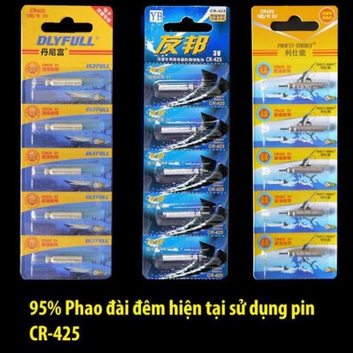 Pin CR-425 Chuyên Lắp Phao Câu Đêm Phao Câu Đài Ngày Đêm [ Vỉ 5 quả ] PC1 đồ câu FISHING_HD