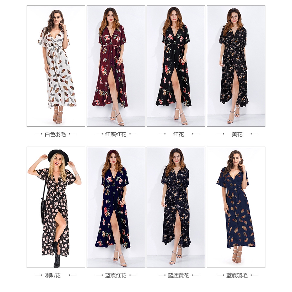 Đầm Voan Hoa Dáng Xòe Xinh Xắn Dành Cho Nữ | BigBuy360 - bigbuy360.vn