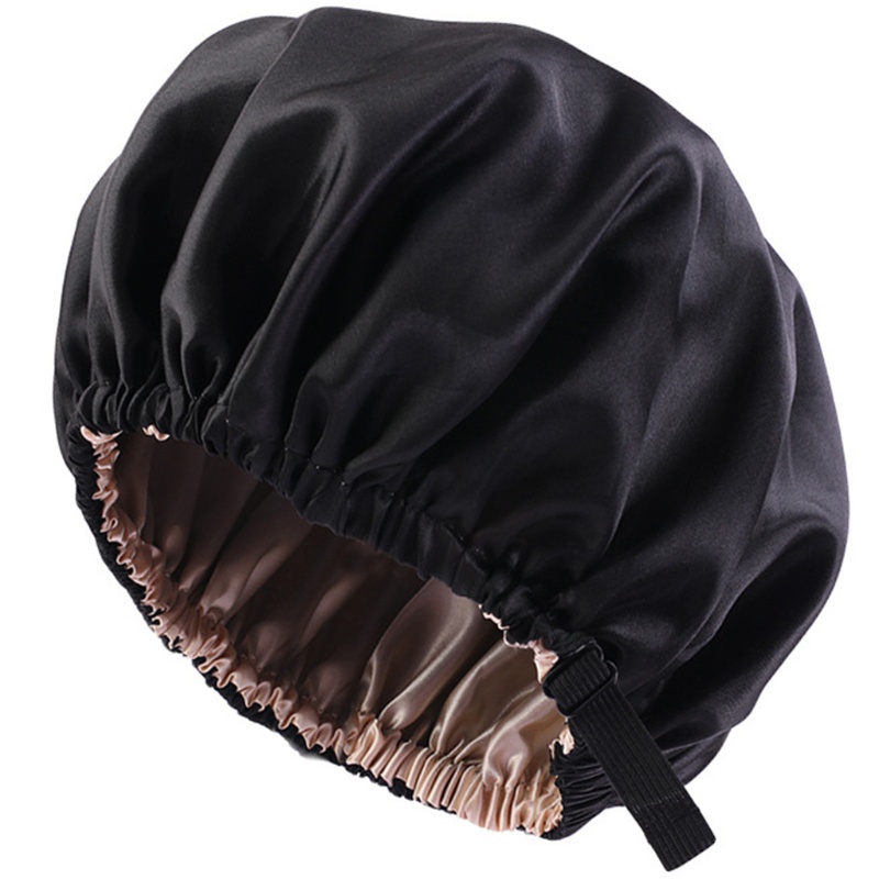 Mũ Satin Bonnets Mềm Mại Thoáng Khí Chống Trượt 10MK Dùng Khi Đi Ngủ / Rửa Mặt