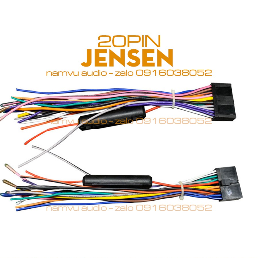 Jack kết nối nguồn và loa 20PIN cho đầu CD JENSEN - KOVAL