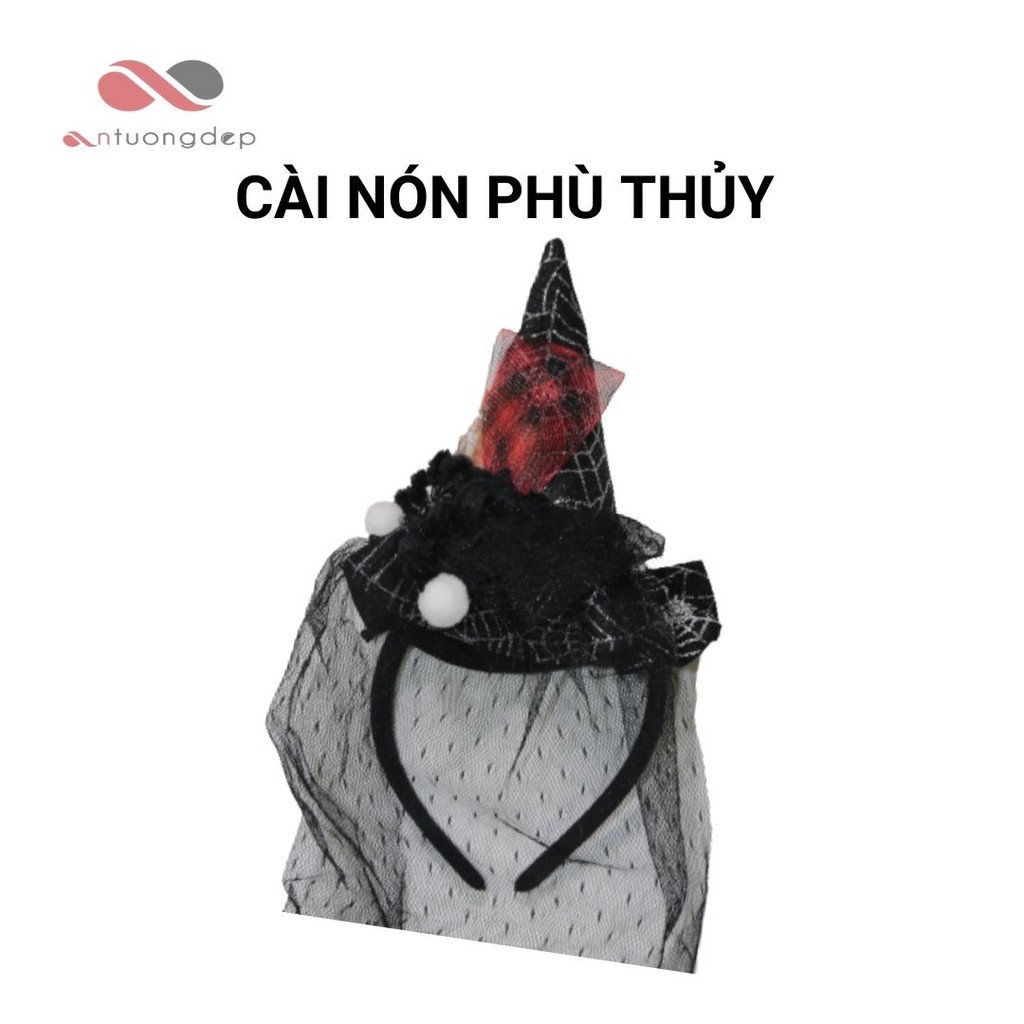 Cài nón Phù Thủy Halloween