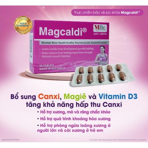 [GIÁ GỐC] Magcaldi giúp tăng cường chức năng xương hộp 60 viên