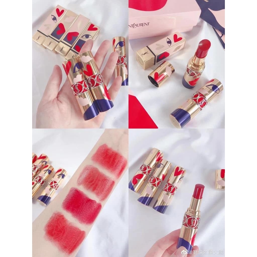 (Tách lẻ) Set son 4 thỏi YSL Rouge Volupte Shine bản Limited năm 2020 | BigBuy360 - bigbuy360.vn