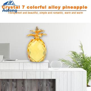 Phụ Kiện Trang Trí Hình Trái Thơm Bằng Pha Lê