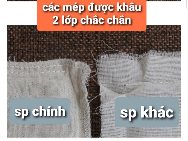 Túi lọc sữa hạt, vải nguyên sinh, dây rút lớn, tái sử dụng - HVL TEA