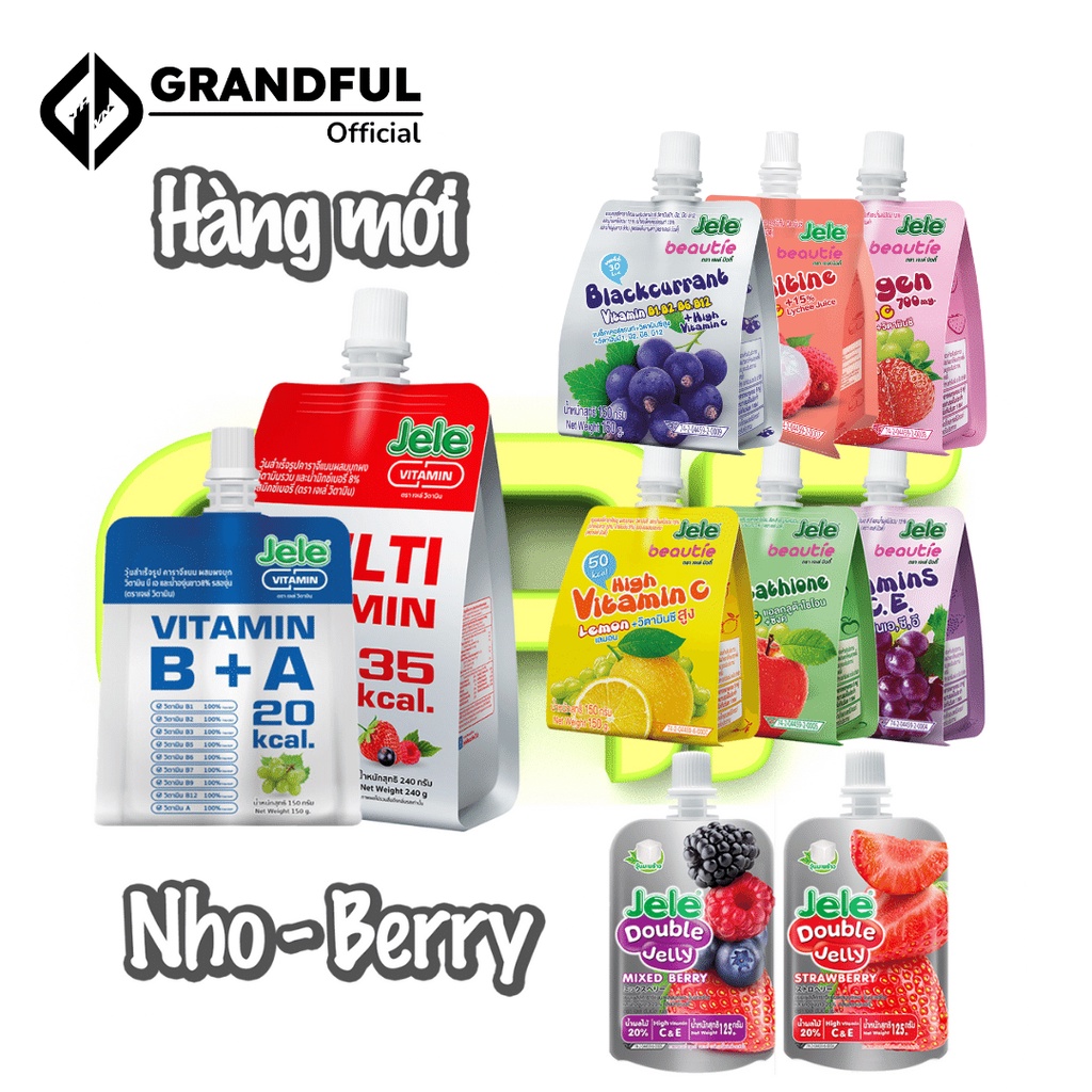 Nước Ép Thạch Trái Cây Jele Beautie 150g 10 Mùi