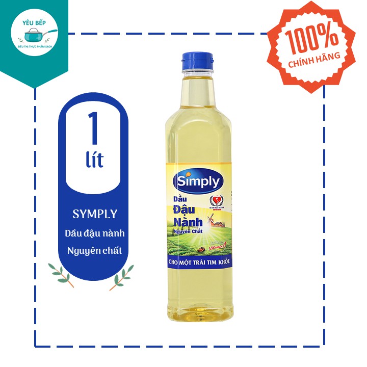 Dầu đậu nành Simply 1l