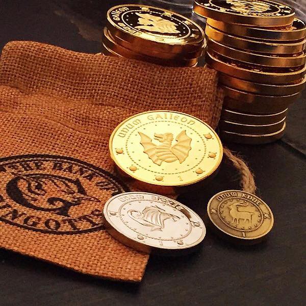  Đồng tiền vàng Gringotts Harry Potter