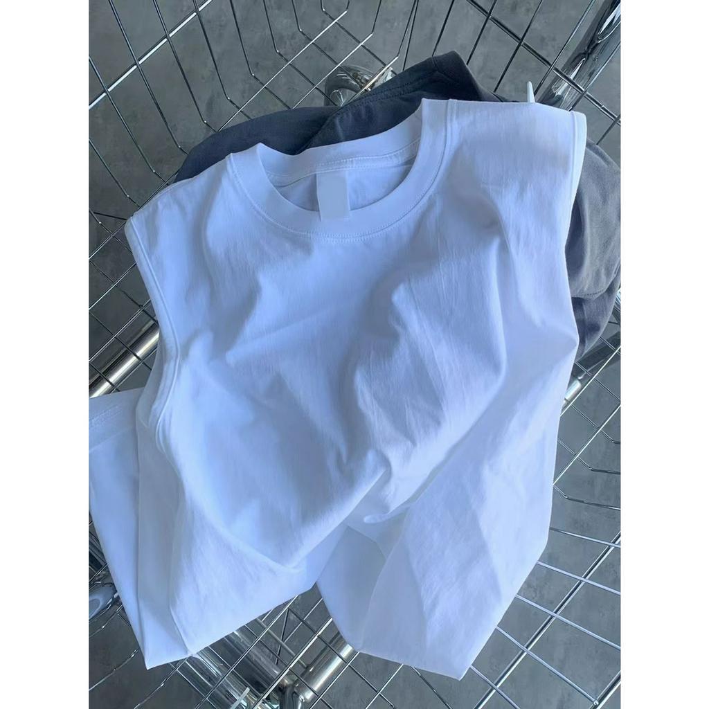 Ethelgirl Áo Tank Top Không Tay Dáng Rộng Phong Cách Thời Trang Hàn Quốc Cho Nữ