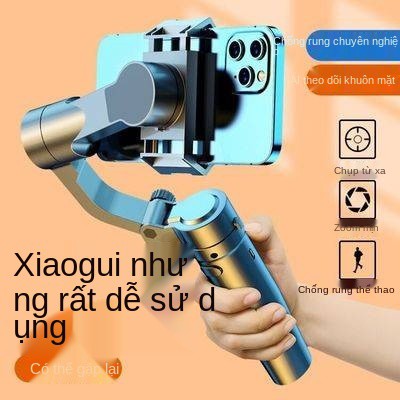 Ổn định đám mây cầm tay có thể gập lại, điện thoại di động, video quay video ba trục chống rung đa chức năng, thanh self