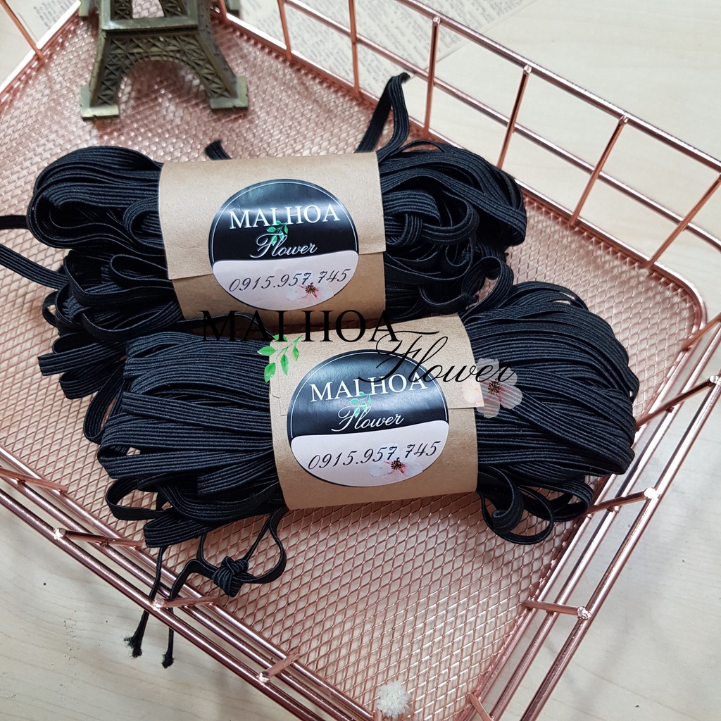 20 mét dây thun quần 0.5cm chun may quần áo sợi đanh dai co giãn tốt Maihoaflower