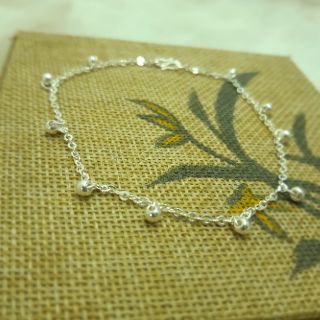 Lắc chân bạc nguyên chất