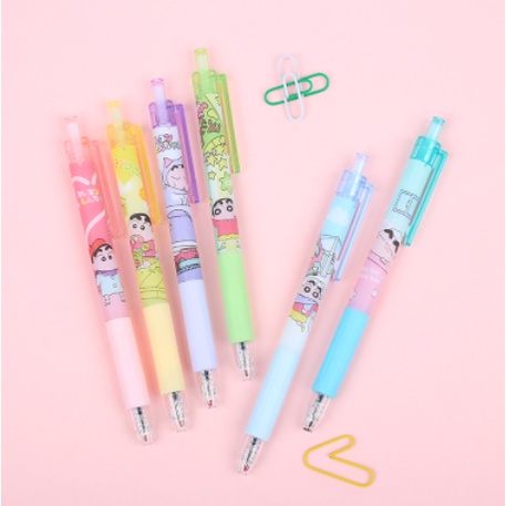 Bút bi bấm shin BBB31 cậu bé bút chì bangtan cute dễ thương