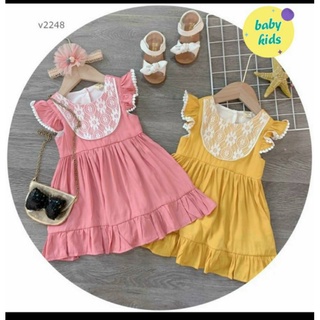 Váy đũi phối ren bg 8-20kg
