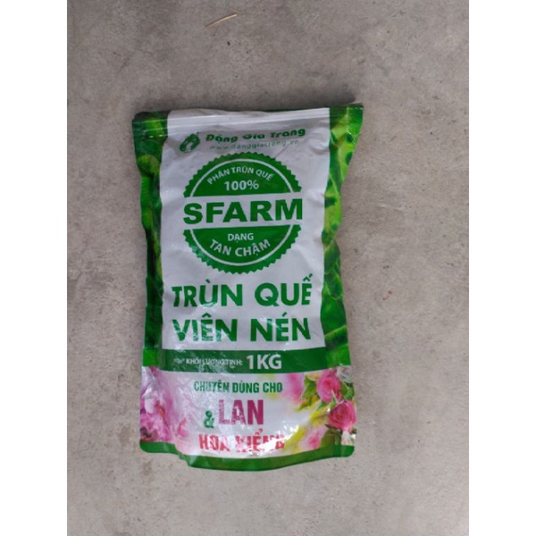 Phân trùn quế viên 1kg